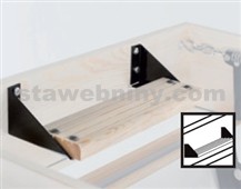 OMAN Půdní schody - Přídavný stupeň pro š. dřevěného žebříku 310mm DSS DS-2